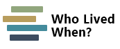Who Lived When logo